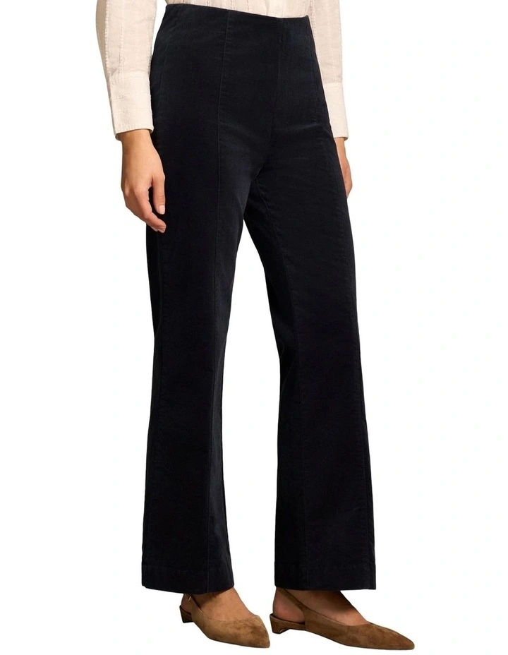 Kick Flare Cord Pant - Ink image 3