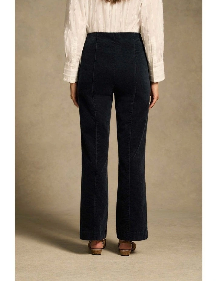 Kick Flare Cord Pant - Ink image 6