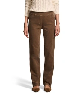 Bengajean(R) Velvet Straight Leg in Tan