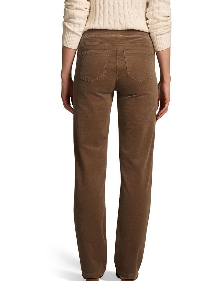 Bengajean(R) Velvet Straight Leg in Tan image 2