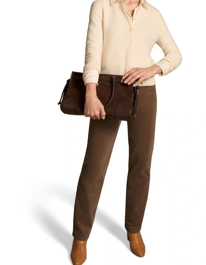 Bengajean(R) Velvet Straight Leg in Tan image 3