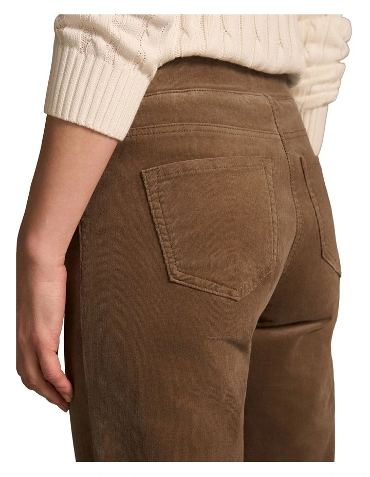 Bengajean(R) Velvet Straight Leg in Tan image 4