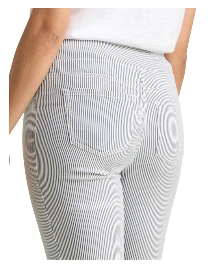 Bengajean 7/8 Seersucker in Navy & White Stripe image 2