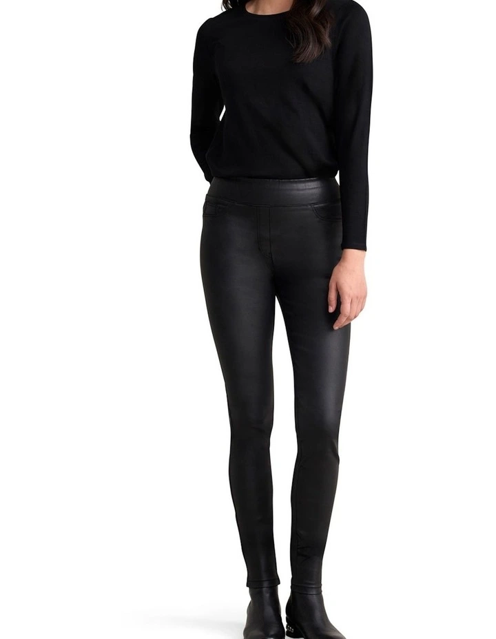 Bengajean(R) Skinny Leg Coated - Black image 1