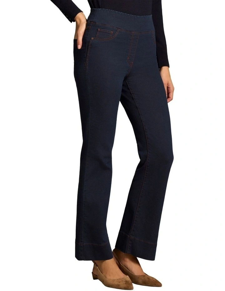 Bengajean(R) Good Earth Cotton Relaxed Bootcut - Clean Denim Blue image 3