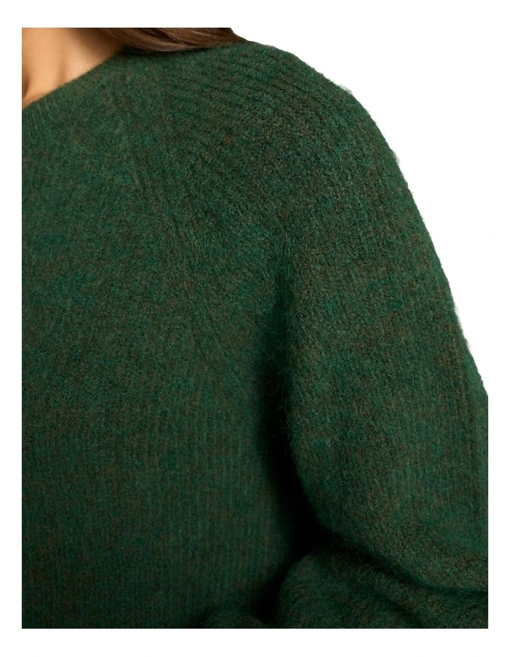 Blouson Sleeve Cardigan - Clover image 5