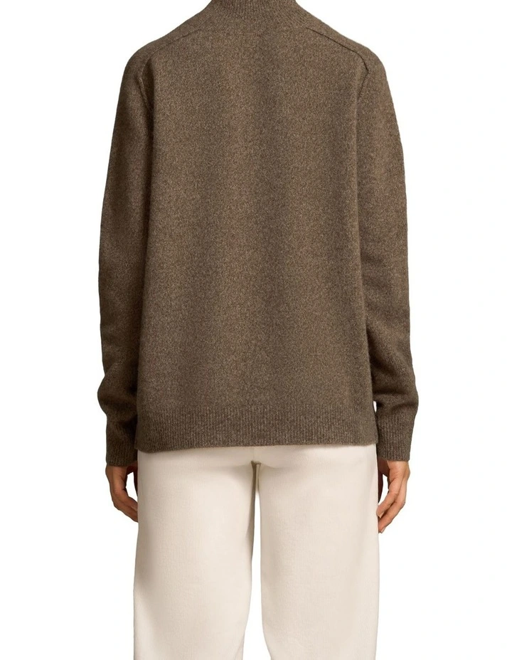 Brushed Merino Jumper - Coconut Marle image 2