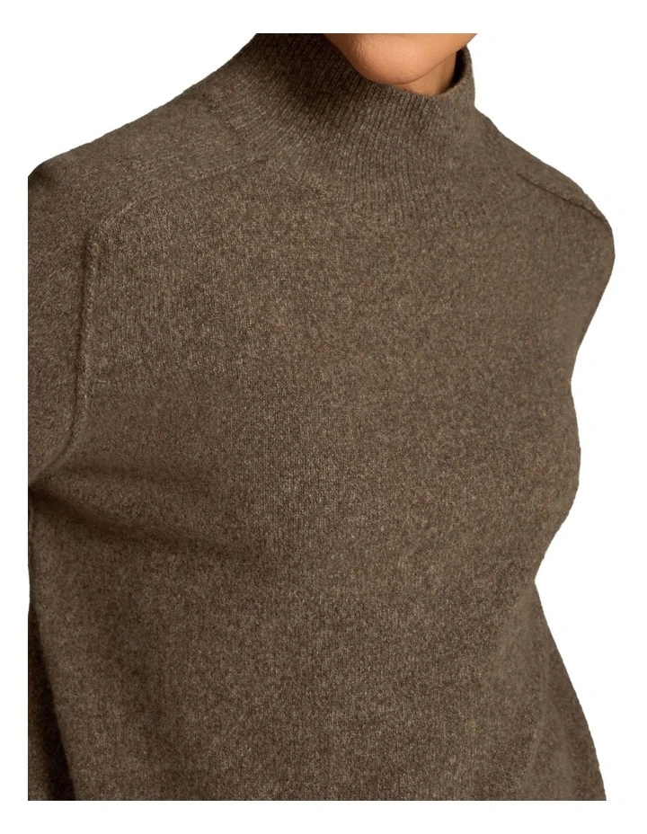 Brushed Merino Jumper - Coconut Marle image 4