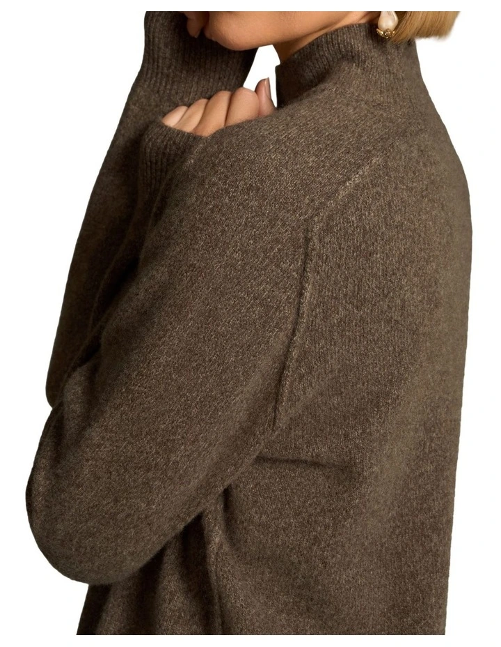 Brushed Merino Jumper - Coconut Marle image 5