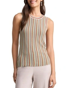 Stripe Knit Top in Multi Stripe