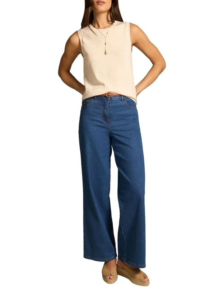 Cotton Knit Tank - Vanilla image 5