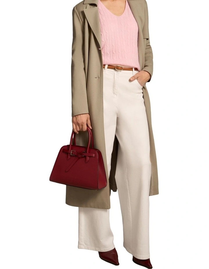 Cashmere Blouson Sleeve Jumper - Blossom image 6