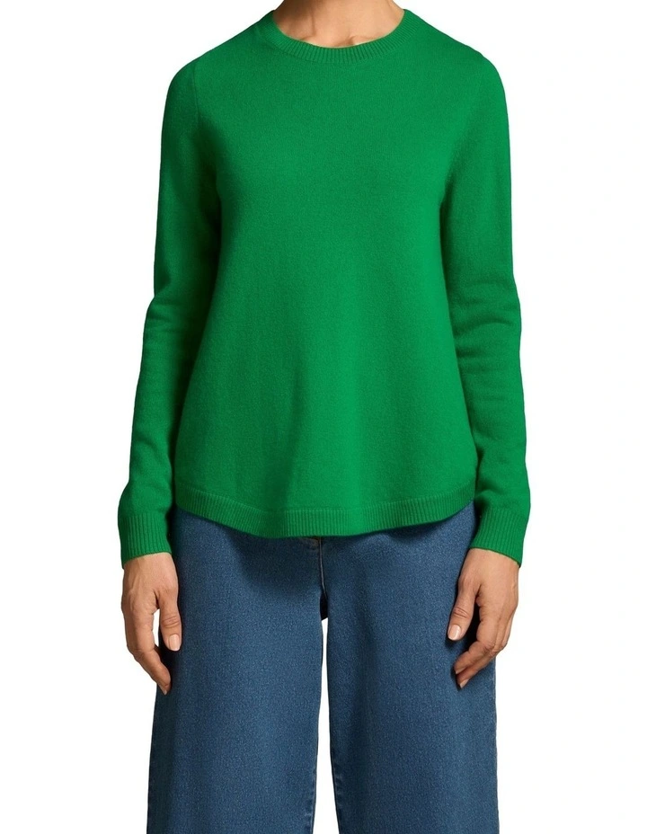 Merino Wool Jumper - Emerald image 1