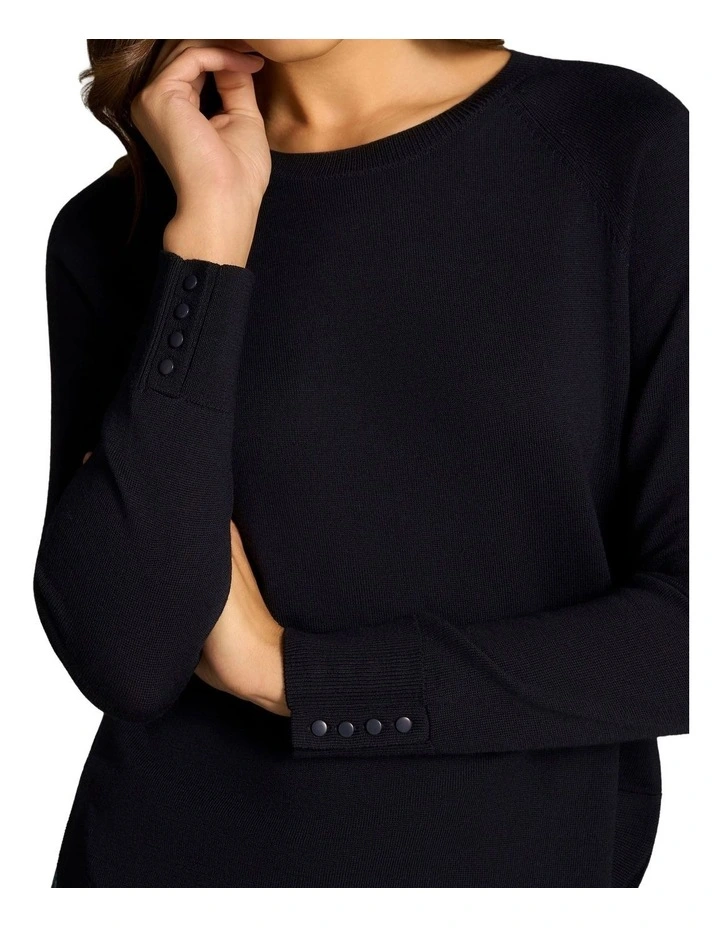 Extra Fine Merino Jumper - French Navy image 6