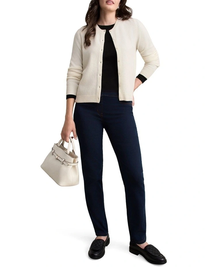 Classic Cardigan - Cream image 3