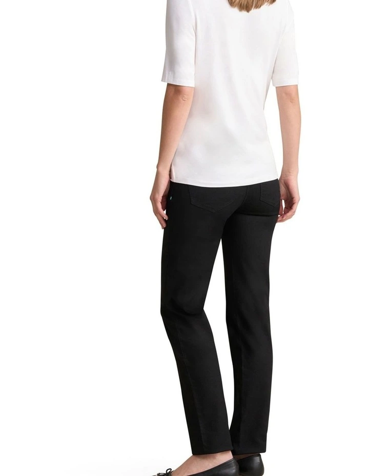 V-Neck Tee - White image 2