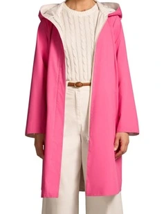 Reversible Raincoat - Pink / Silver