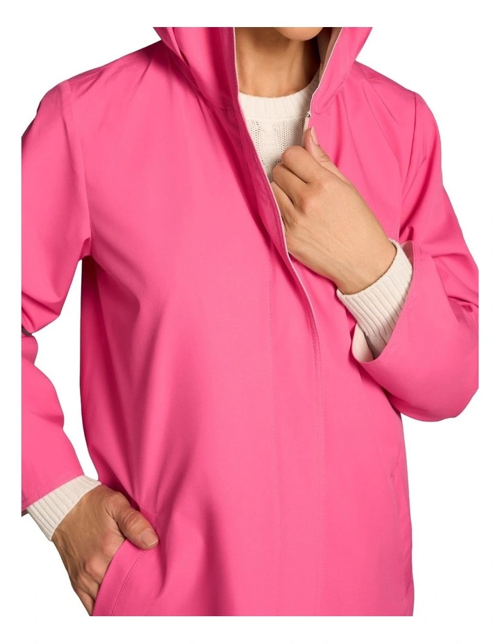 Reversible Raincoat - Pink / Silver image 6