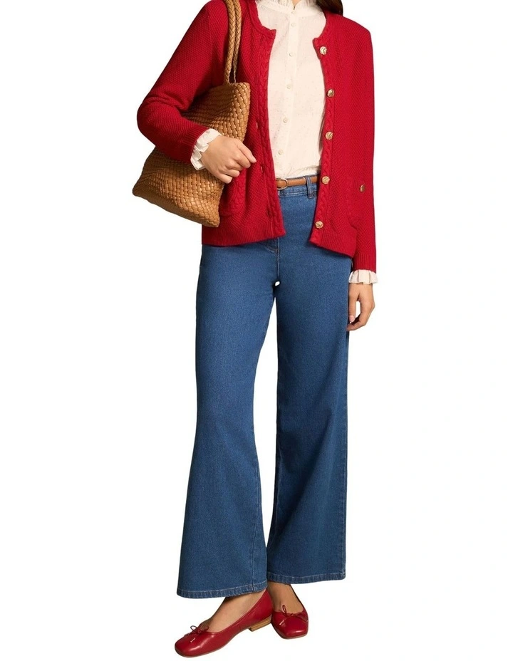 Milano Knit Jacket - Rouge image 7