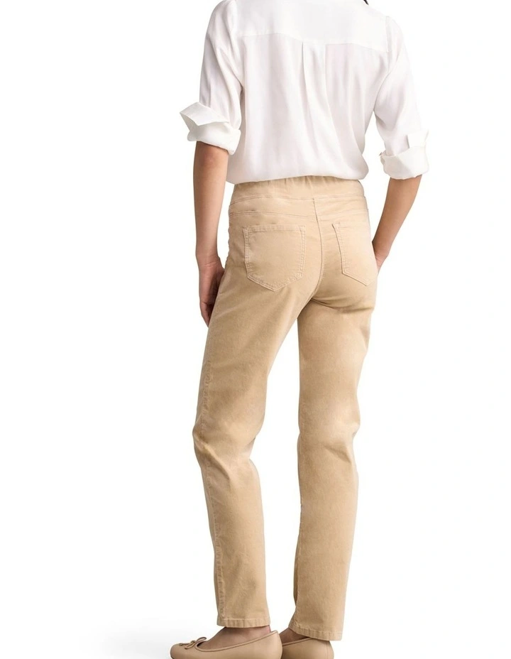 Bengajean(R) Velvet Straight Leg - Light Sable image 2