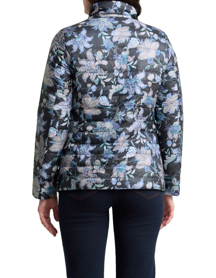 Reversible Puffer Jacket - Floral Chintz Print image 2