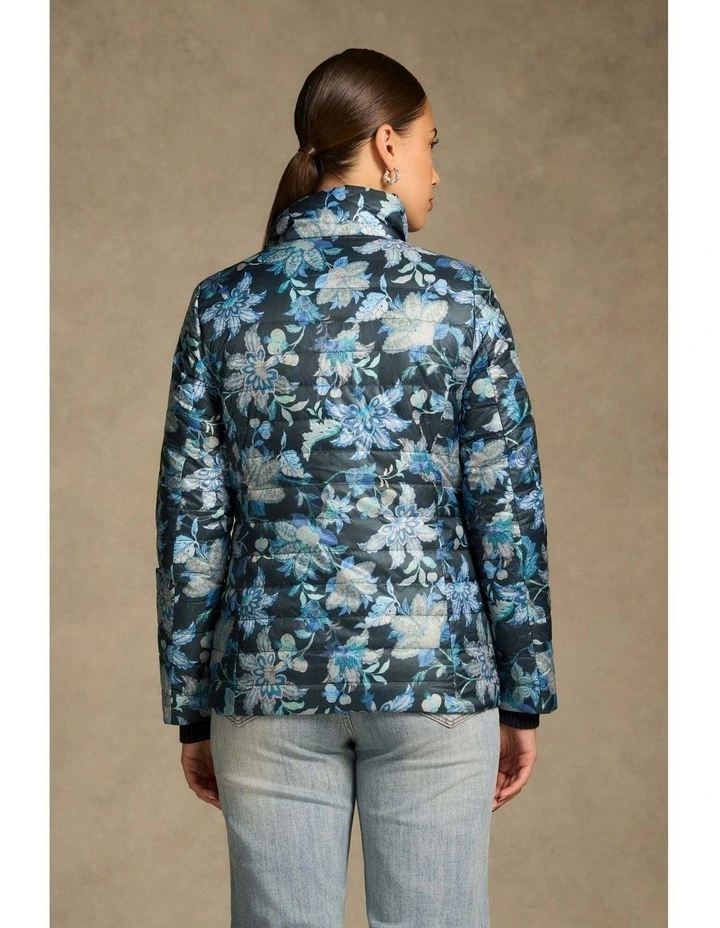 Reversible Puffer Jacket - Floral Chintz Print image 6
