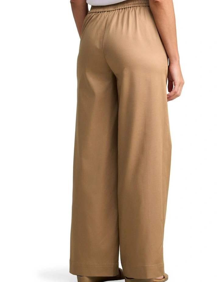 Wide Leg Pant - Tan image 2