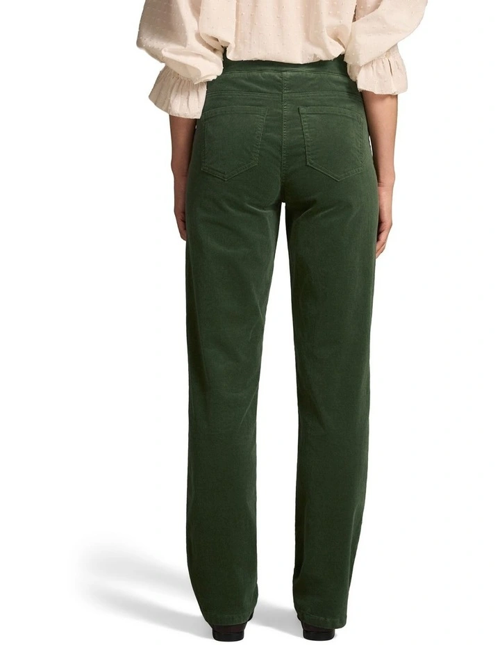 Bengajean(R) Cord Straight Leg - Moss Green image 2