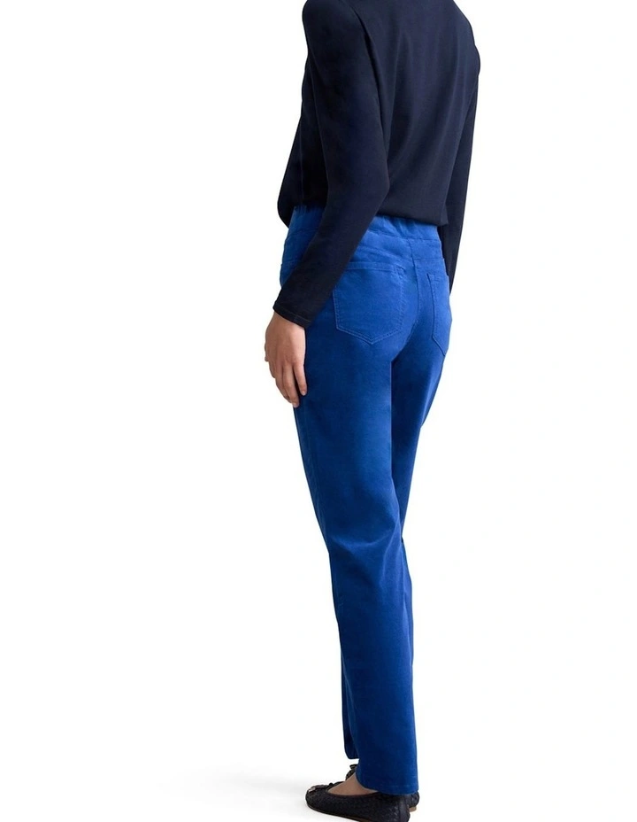 Bengajean(R) Velvet Straight Leg - Prussian Blue image 2