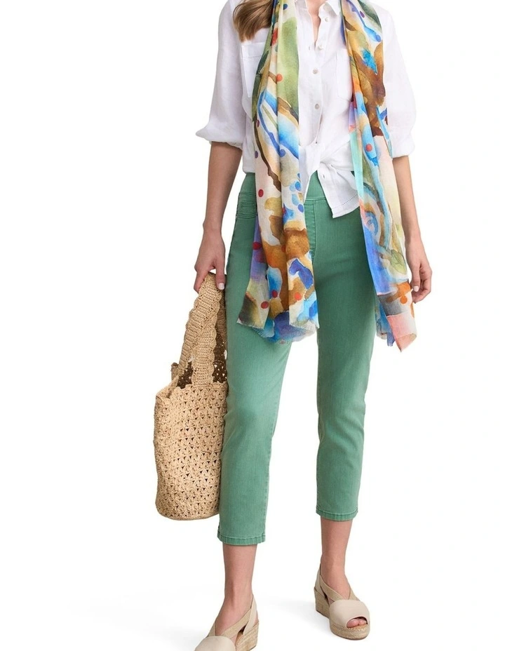 Bengajean(R) 3/4 Slim Leg - Basil image 4