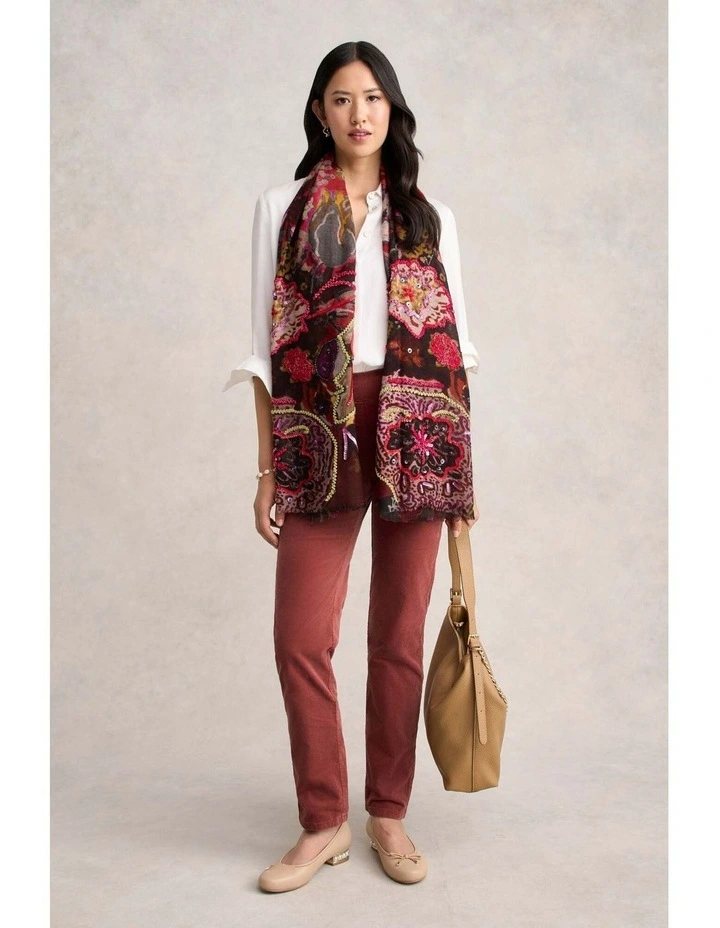 Bengajean(R) Velvet Straight Leg - Rosewood image 6