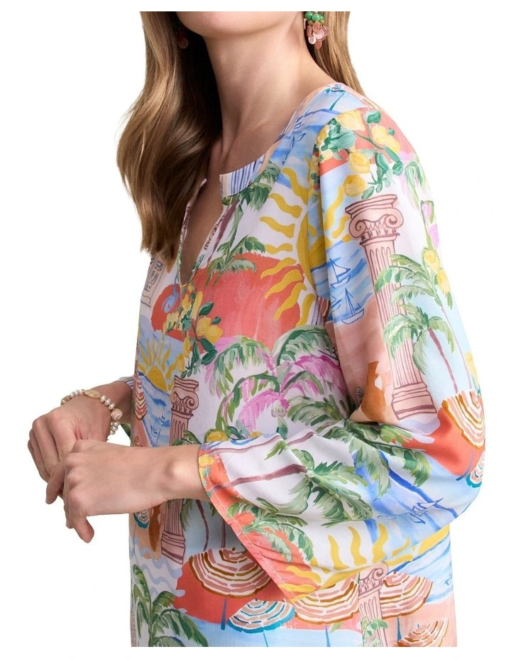 Swing Hem Tunic - Resort Print image 3