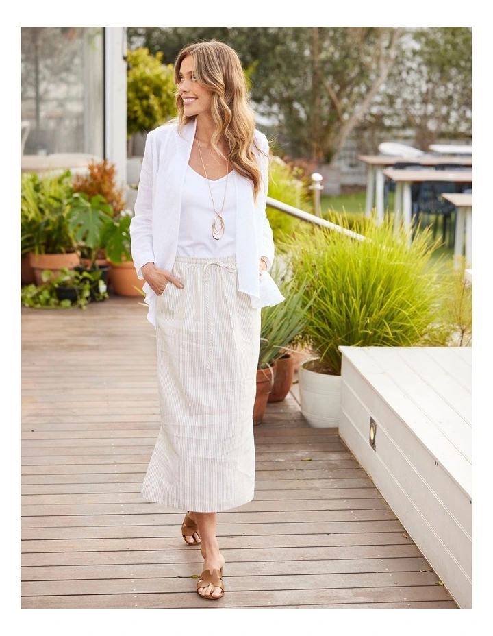 Believe Pull On Side Splits Skirt image 7