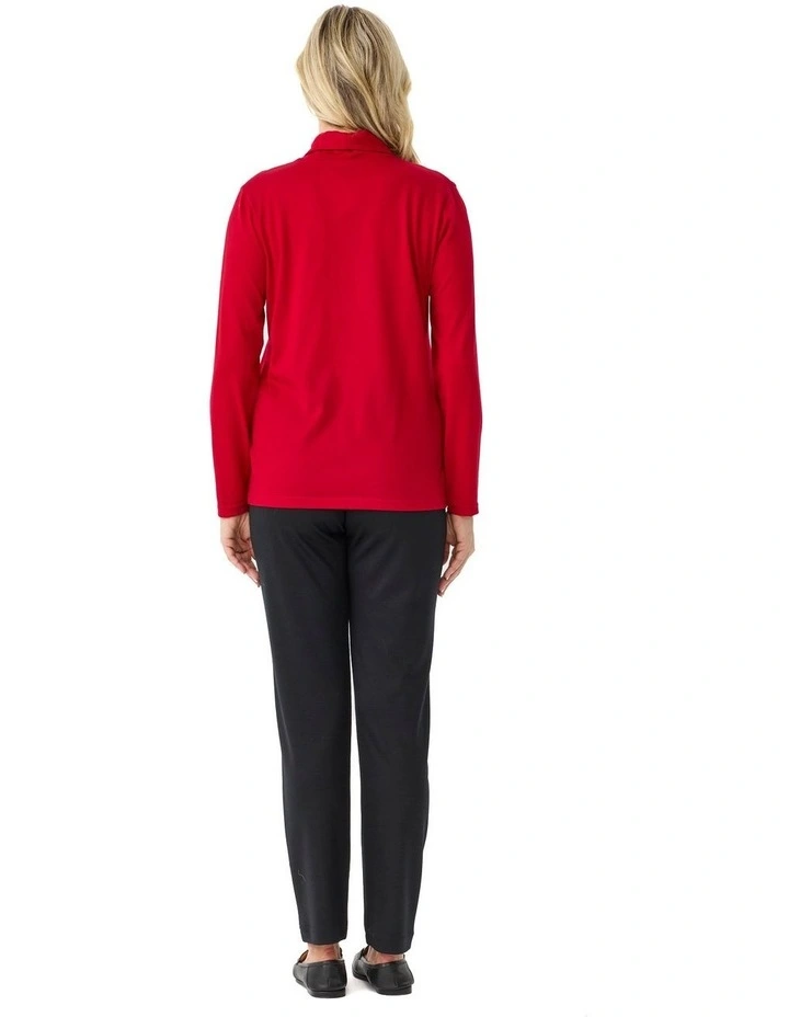 Hedrena Cowl Neck Long Sleeve Top image 2