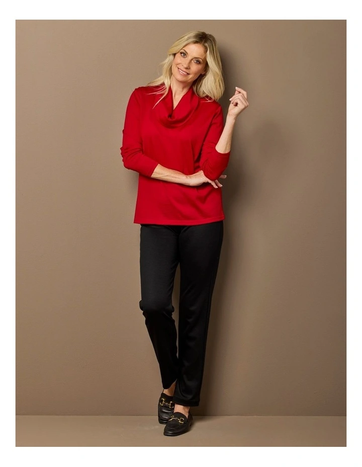 Hedrena Cowl Neck Long Sleeve Top image 6