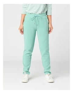 Haven Rib Drawstring Pant in Mediterranean Blue