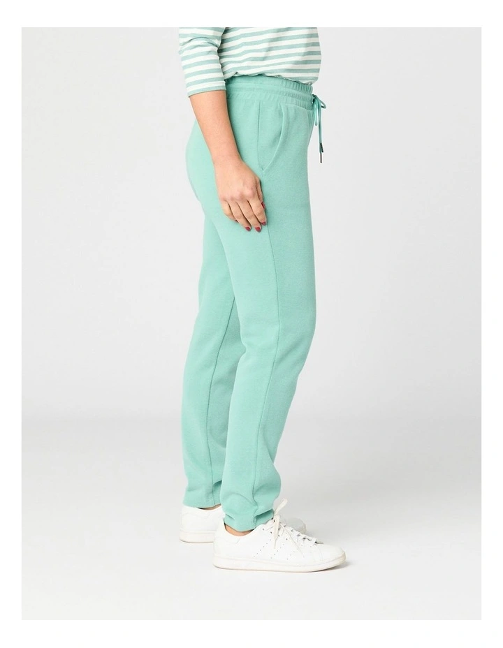 Haven Rib Drawstring Pant in Mediterranean Blue image 3