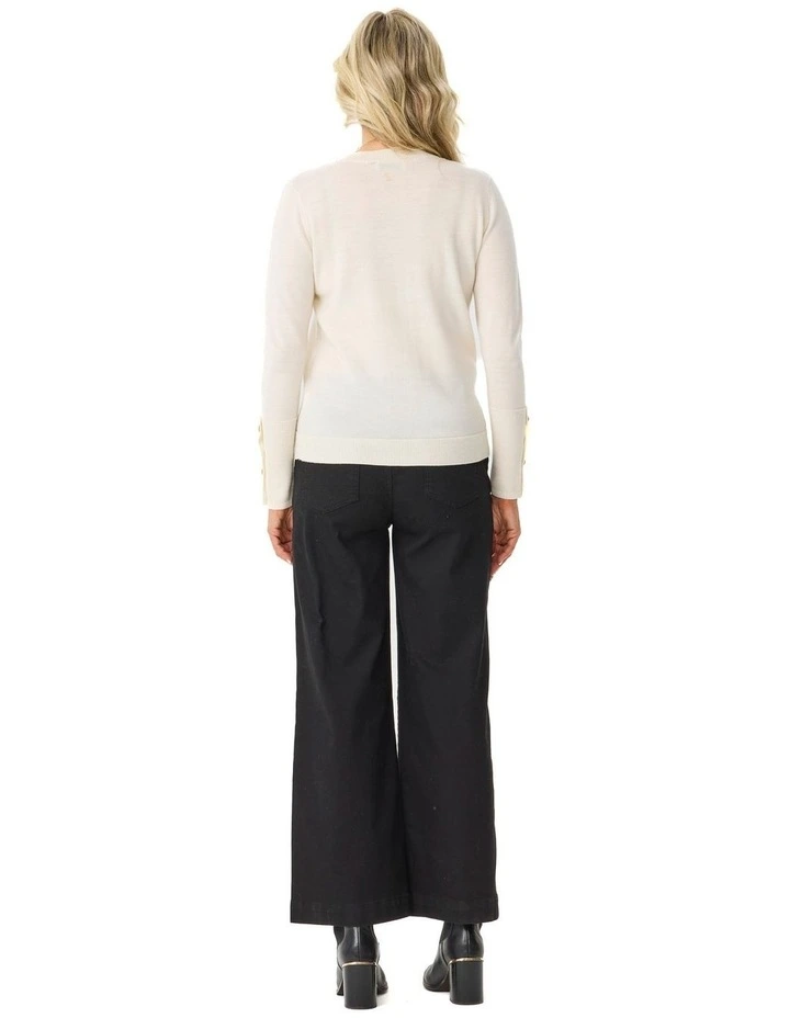 Potts Point Button Sleeve Sweater image 2