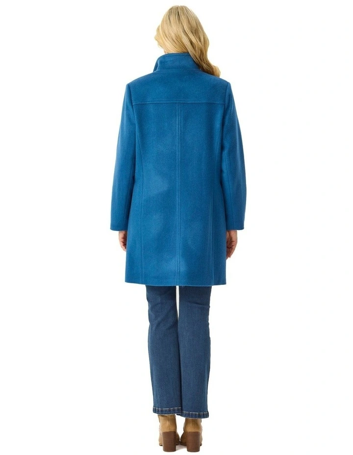 Zarina Concealed Placket Coat image 2