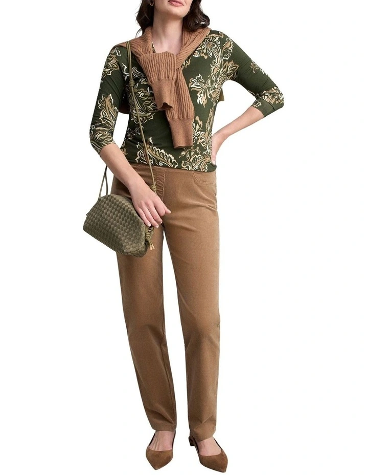 Printed Swing Top in Paisley Print image 3