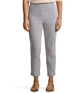Bengajean(R) - 3/4 Seersucker in Navy White Stripe