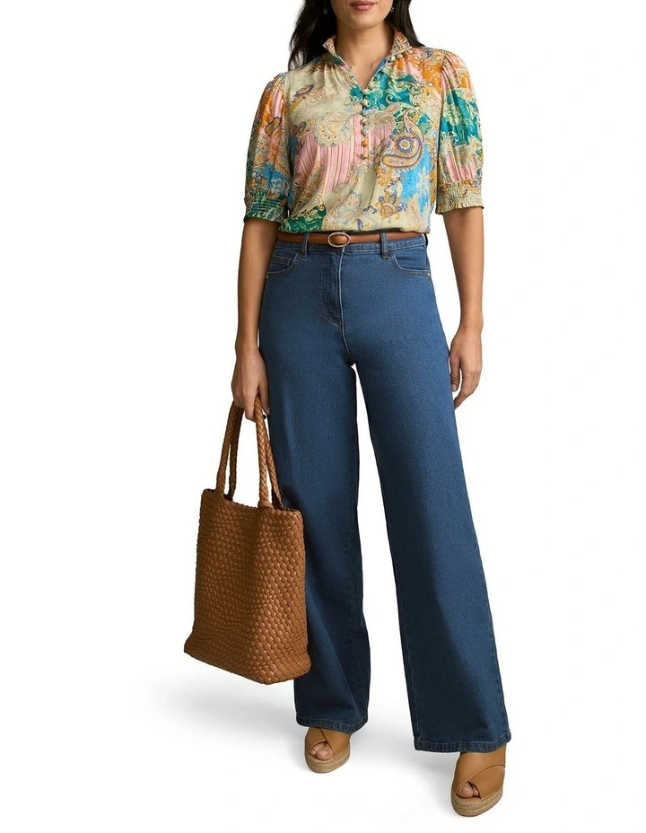 Printed Rayon Blouse - Paisley Medley image 5