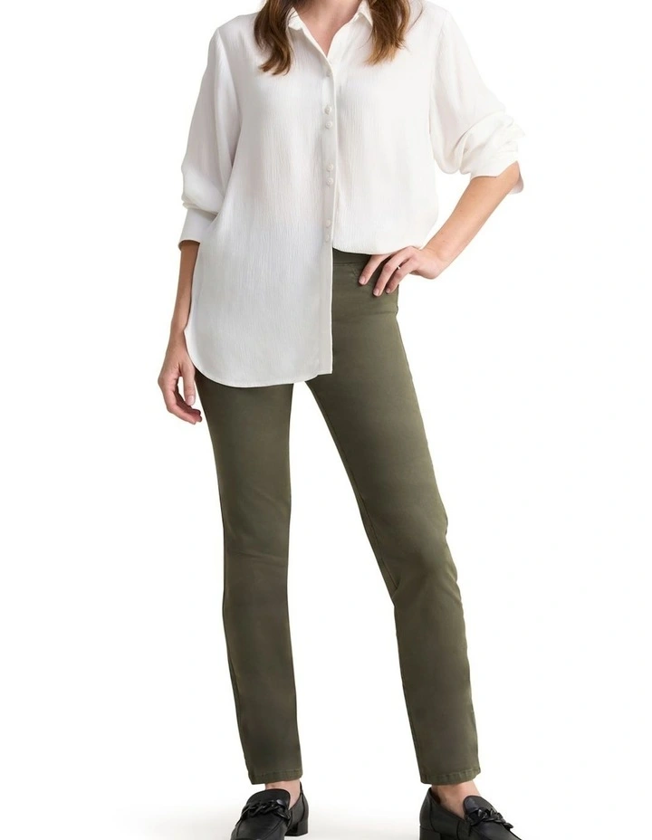 Bengajean(R) Straight Leg in Dark Olive image 1