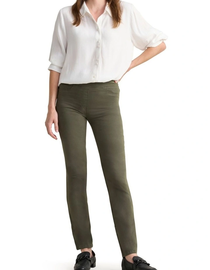 Bengajean(R) Straight Leg in Dark Olive image 3