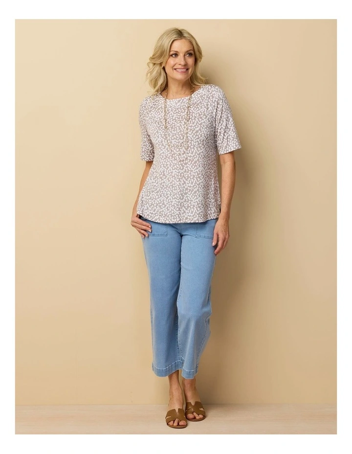 Forte Elbow Sleeve Boat Nk Tee image 6