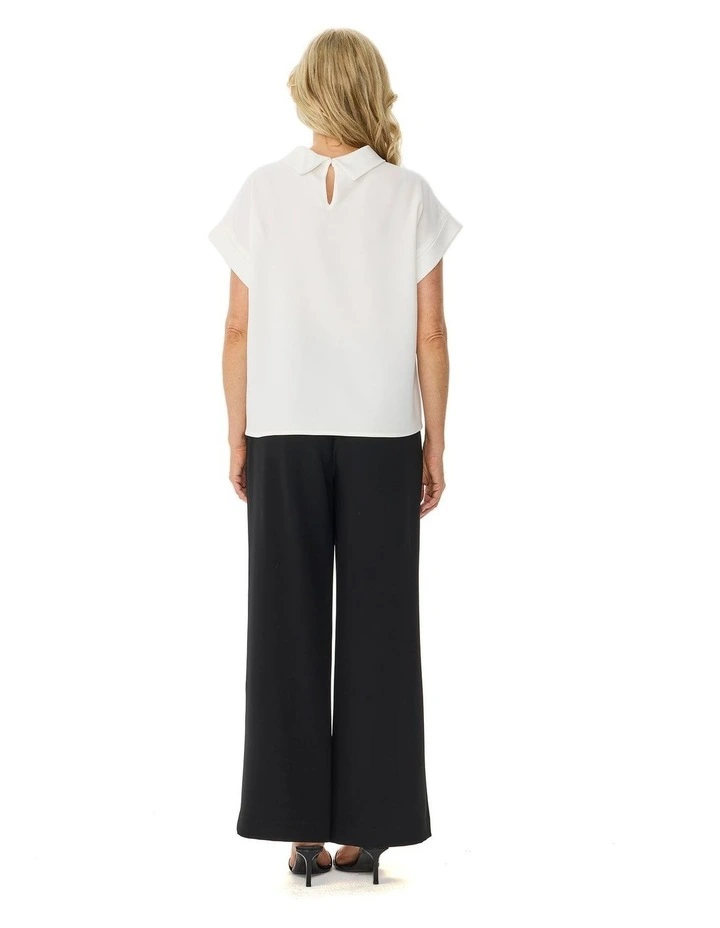Mara Cap Sleeve Roll Neck Top image 2