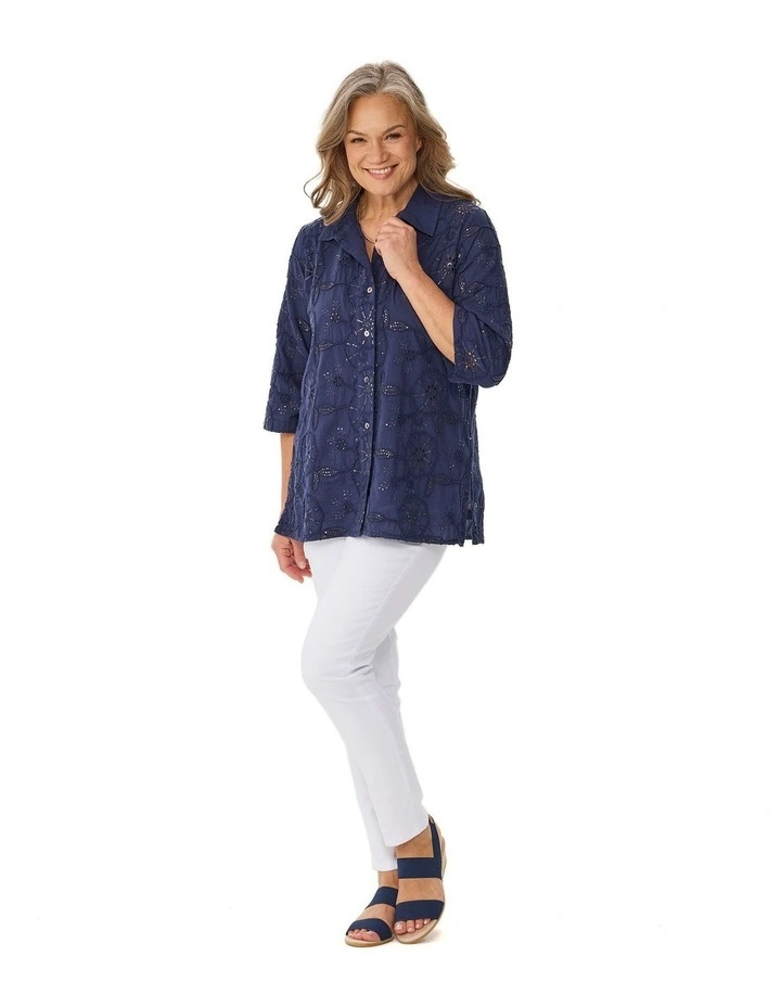 Gracia 3/4 Sleeve Shirt image 4