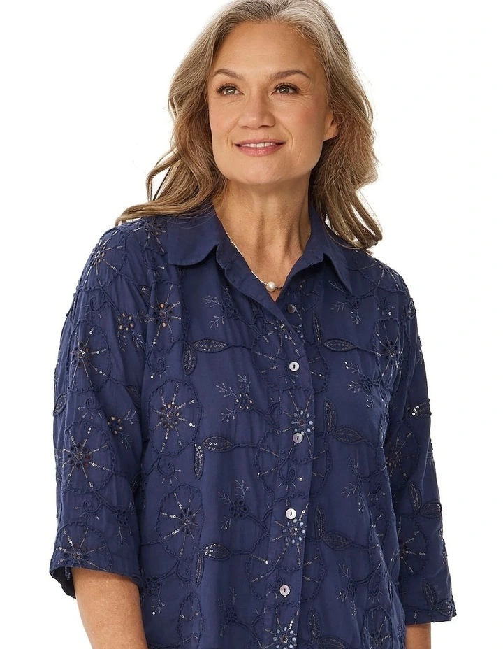Gracia 3/4 Sleeve Shirt image 5