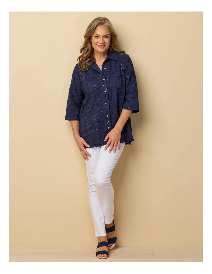 Gracia 3/4 Sleeve Shirt image 6