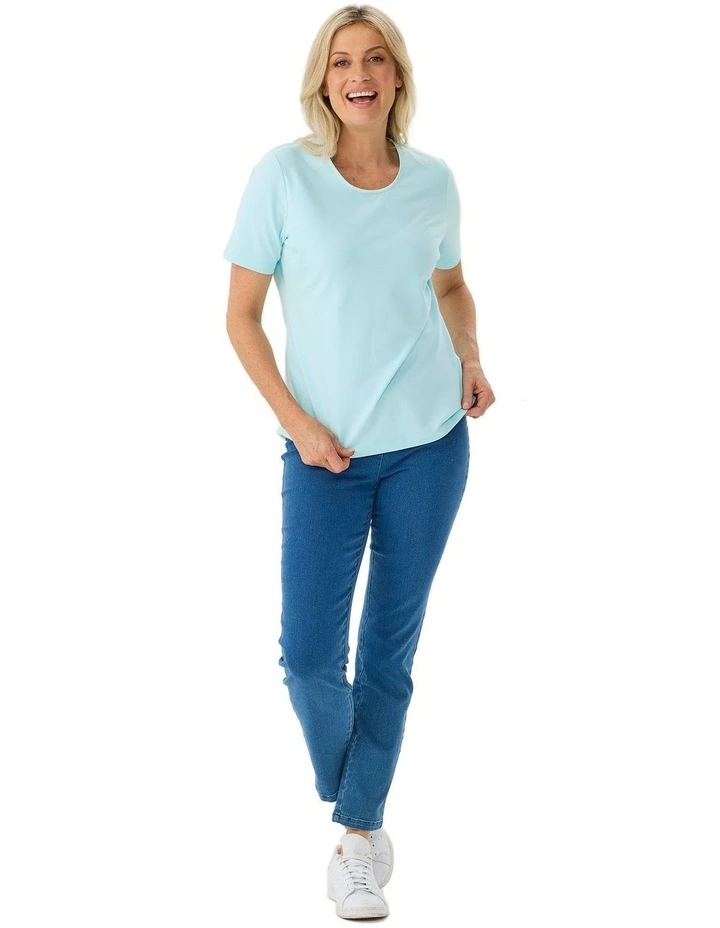 Everyday Ribbon Trim Short Sleeve Tee image 4